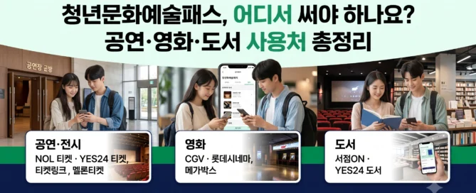 2026 청년문화예술패스 NOL·YES24·티켓링크·멜론티켓·영화관·서점 협력판매처 안내