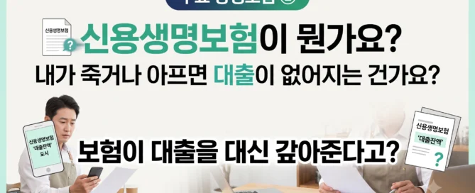 무료 상생보험 신용생명보험과 사망·질병 시 대출 상환 관계를 궁금해하는 소상공인